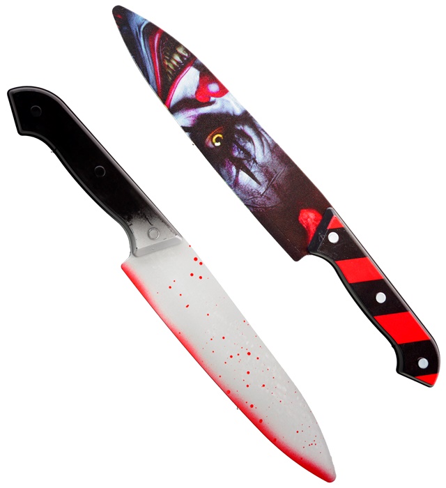 "COUTEAU CLOWN HORREUR" 31 cm