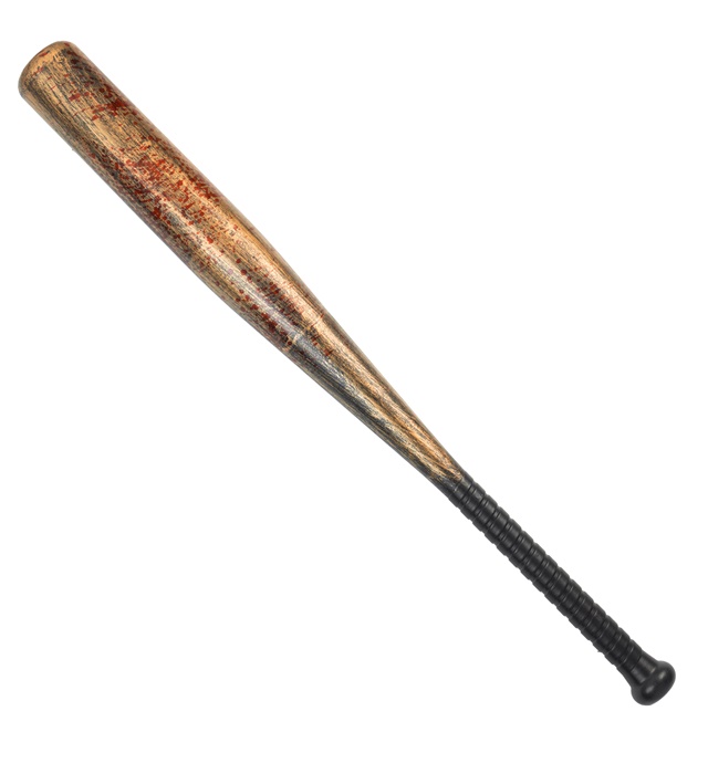 "BATTE DE BASEBALL SANGLANTE" 72 cm