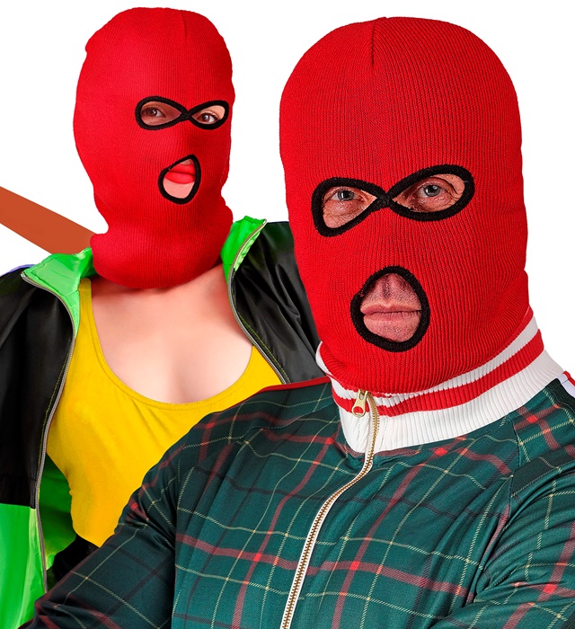 [42306] "MASQUE BALACLAVA ROUGE"