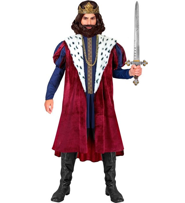 "ROI" (veste, manteau sans manches, collier, couronne)