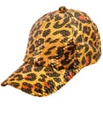 "CASQUETTE A PAILLETTES ANIMALIER LEOPARD"