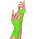 "GANTS EN DENTELLE VERT FLUO"