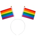 "DRAPEAU BANDEAU ARC EN CIEL"
