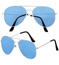 "LUNETTES PERSONNAGE AVEC LENTILLES BLEUES"