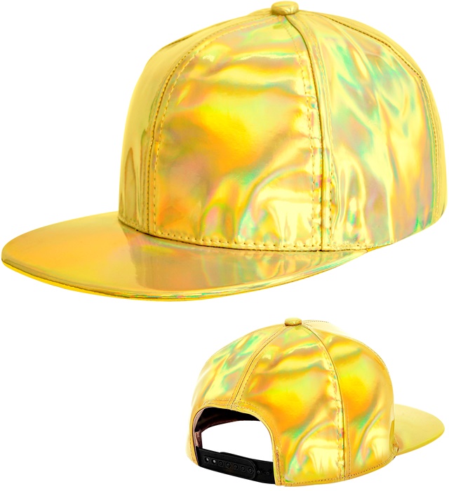 "CASQUETTE HOLOGRAPHIQUE OR"
