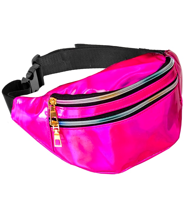[42638] "SAC CEINTURE HOLOGRAPHIQUE ROSE"