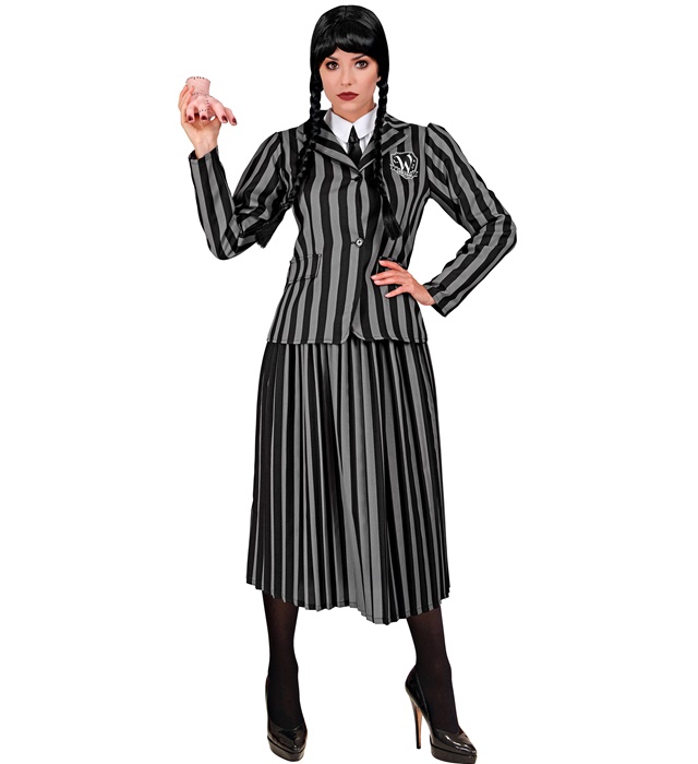 [42659] "FILLE SOMBRE" (veste, jupe) (XS)