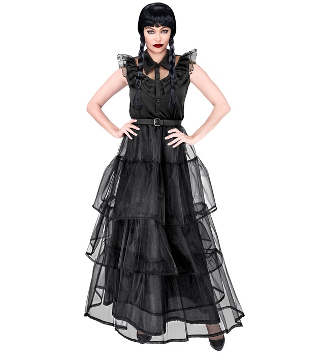 "FILLE SOMBRE" (robe, ceinture)