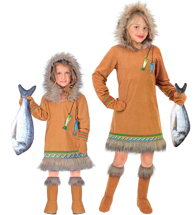 "ESQUIMAU" (robe avec capuche, gants, couvre bottes)