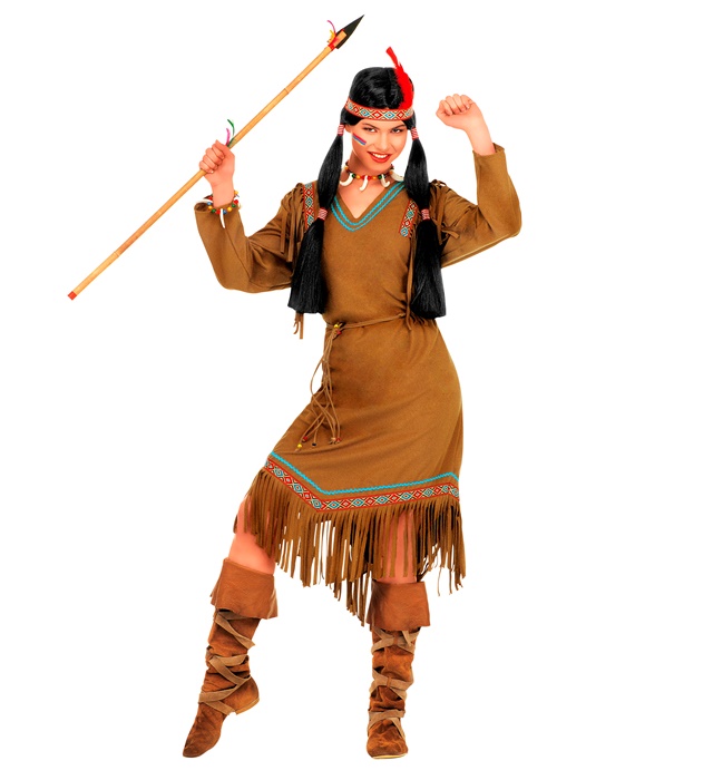 "CHEYENNE" (robe, ceinture, bandeau avec plume)