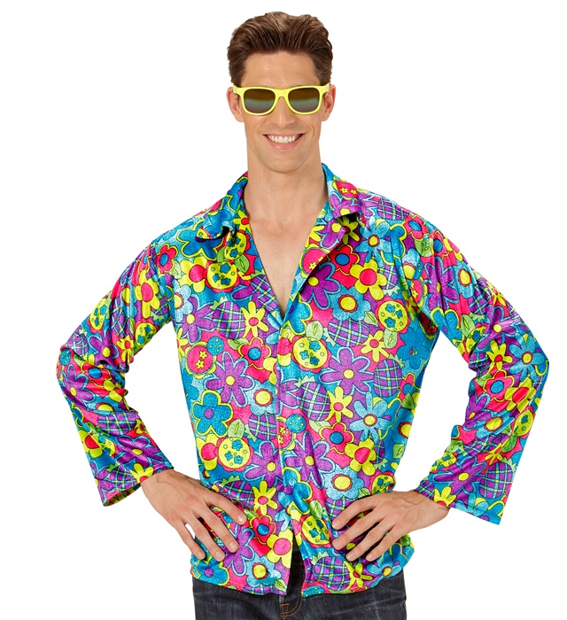 "CHEMISE HIPPIES A FLEUR"