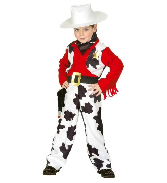 "COW-BOY" (costume avec veste, ceinture, foulard, chapeau)