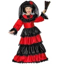 "SENORITA" (robe avec jupon, cagoule en dentelle)