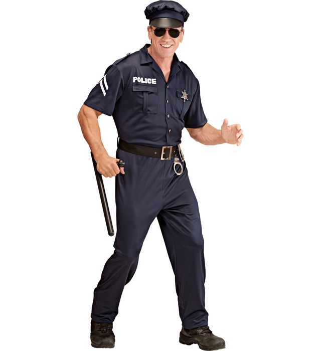 "POLICIER" (costume, ceinture, casquette)