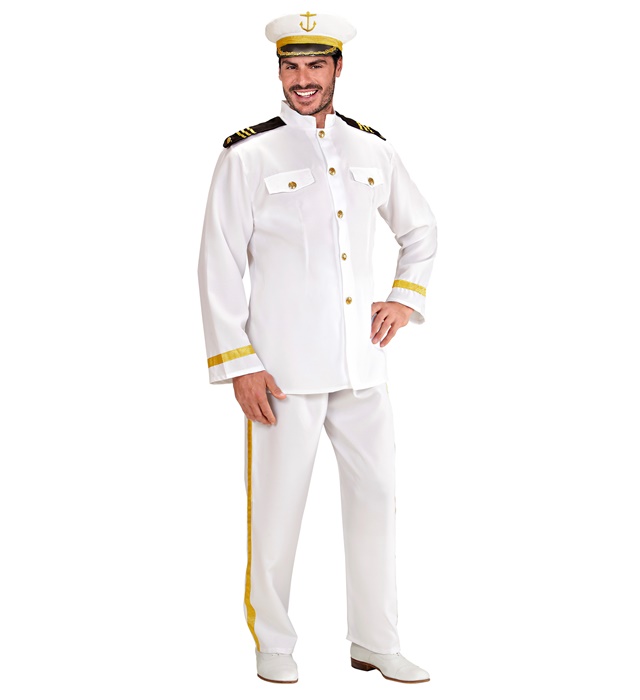 [44301] "CAPITAINE DE MARINE" (veste, pantalon, casquette) (S)