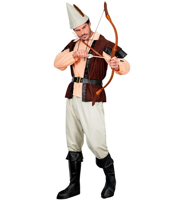 "ROBIN DES BOIS" (chemise, gilet, pantalon, chapeau, surbottes)