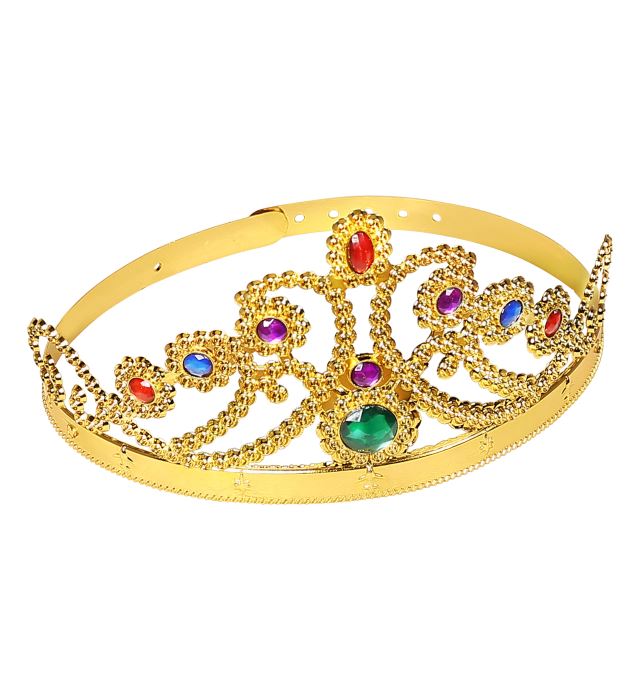 [45503] "COURONNE DE REINE OR AVEC PIERRES"
