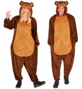 "ONESIE EN PELUCHE OURS" (combinaison avec capuche)