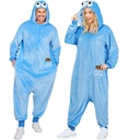 "ONESIE EN PELUCHE MONSTRE DES BONBONS" (combinaison avec capuche, biscuit)
