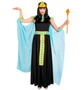 "CLEOPATRE" (robe avec ceinture, col, manchettes, coiffe, cape)