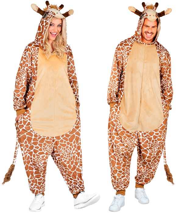 "ONESIE EN PELUCHE GIRAFE" (combinaison avec capuche)