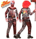 "CLOWN MÉCHANT FAST COSTUME" (veste, pantalon, gants, masque)