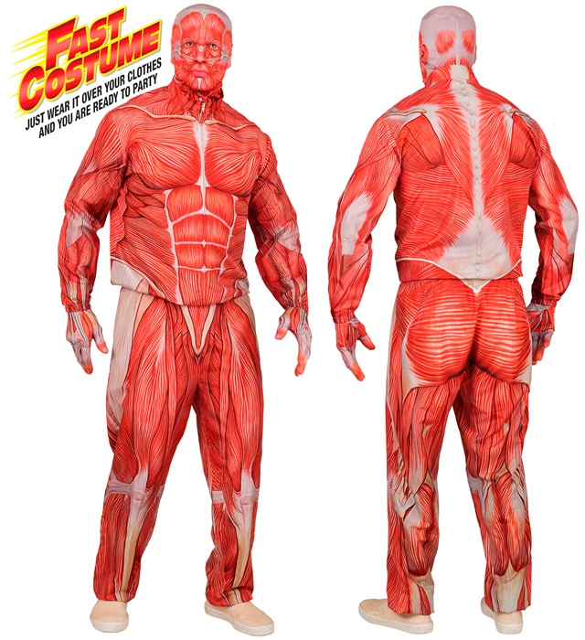 [46691] "ANATOMIE FAST COSTUME" (veste, pantalon, gants, masque) (S)