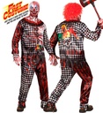 "CLOWN MÉCHANT FAST COSTUME" (veste, pantalon, gants, masque)
