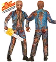 "ZOMBIE FAST COSTUME" (veste, pantalon, gants, masque)