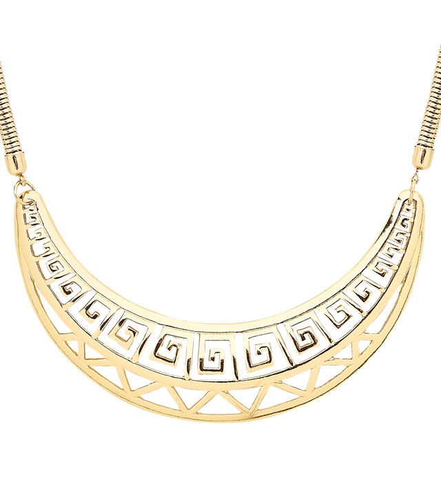 "COLLIER DORE GREC-ROMAIN-EGYPTIEN"