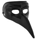 "MASQUE VENISE" noir en plastique