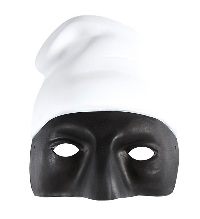 "MASQUE POLICHINELLE PVC" taille adulte