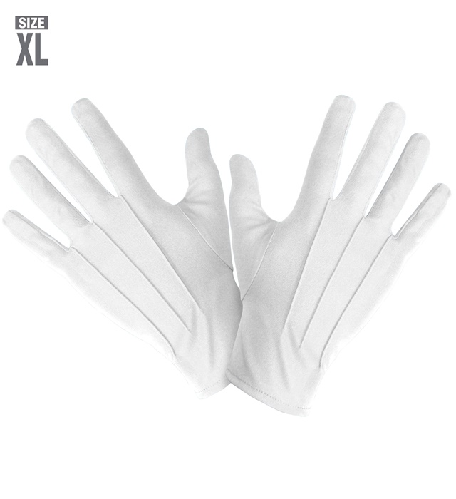 [46907] "GANTS BLANCS" Taille XL