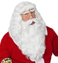 "PERRUQUE LUXE PÈRE NOEL AVEC BARBE ET MOUSTACHE" en boîte