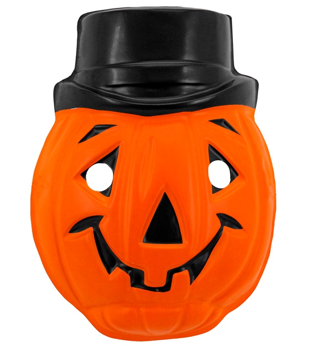 "MASQUE CITROUILLE" en plastique - taille enfant