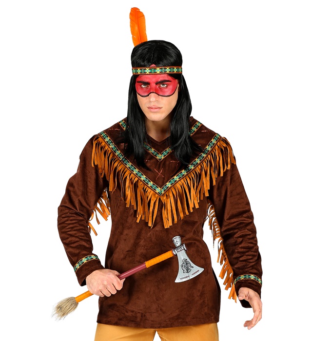 [00231] "INDIEN" (manteau, bandeau avec plume) (S)