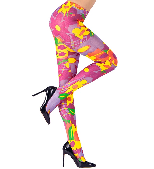 "COLLANT FLEUR HIPPIE" 40 DEN