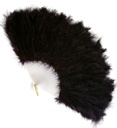 "EVENTAIL A PLUMES" noir
