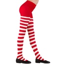 "COLLANT RAYE NOIR/ROUGE " 70 DEN