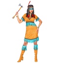 "INDIENNE" (robe, bandeau avec plume)