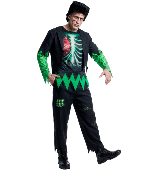 "MONSTRE DE LABORATOIRE" (veste avec chemise, pantalon, perruque)