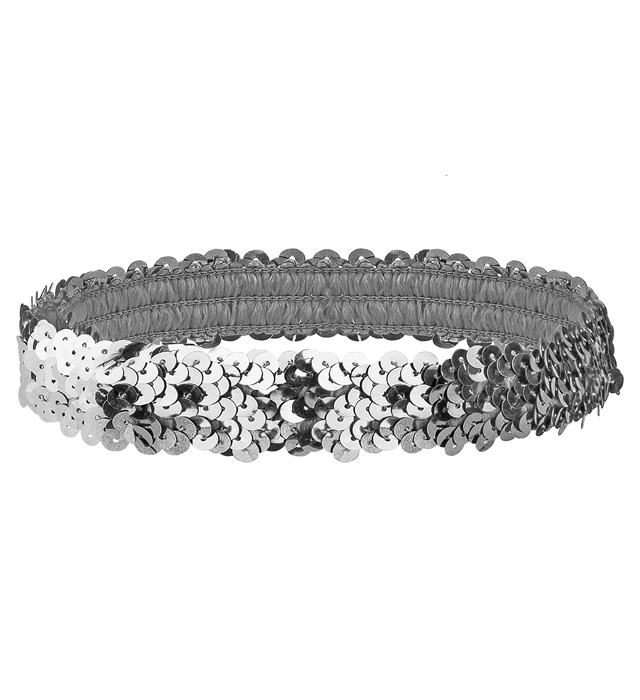 [00300] "BANDEAU A PAILLETTES ARGENT"