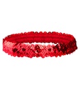 "BANDEAU A PAILLETTES ROUGES"