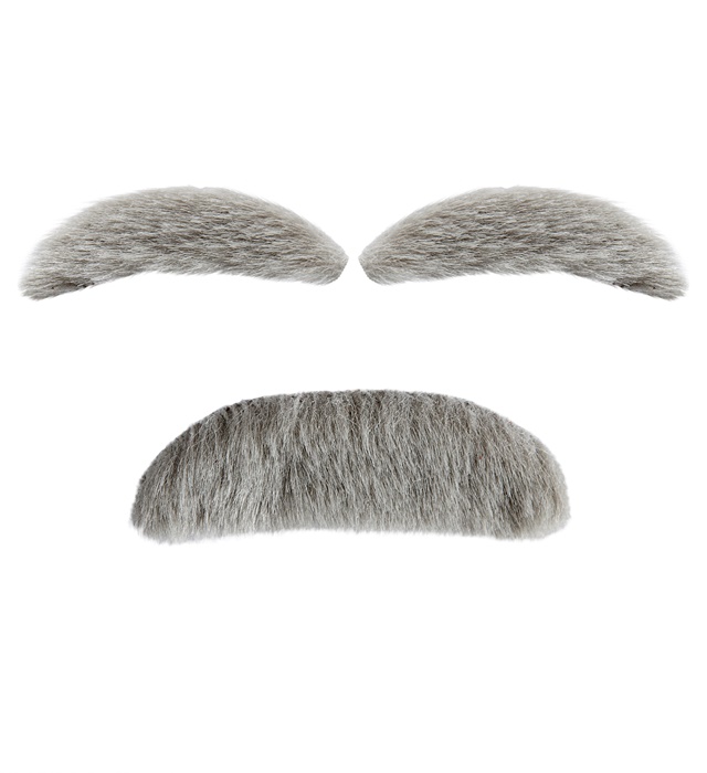 [00313] Set de "VIEILLARD" (sourcils et moustache)