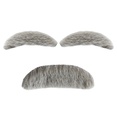 Set de "VIEILLARD" (sourcils et moustache)