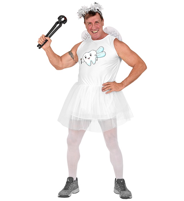 [48633] "FEE DES DENTS" (robe tutu, ailes, couvre - chef) (M/L)