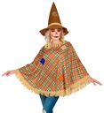 "EPOUVANTAIL" (poncho, chapeau)