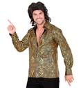 "THE 70s DISCO STYLE - golden waves" (chemise)