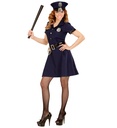 "POLICIERE" (robe, ceinture, képi)