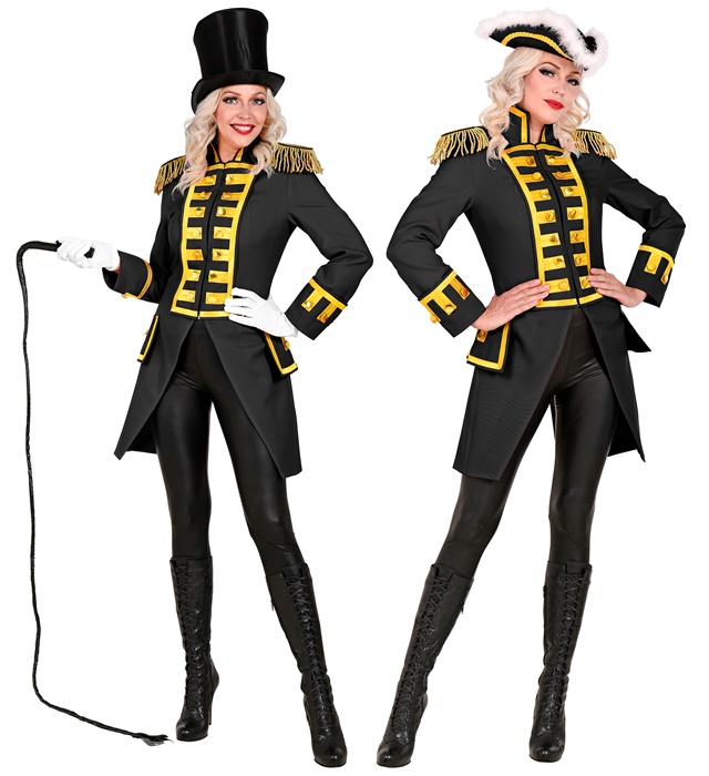 "MANTEAU DE PARADE NOIR" pour femme